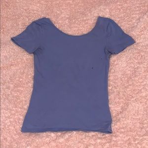 Periwinkle fitted tee shirt